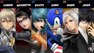 Super Smash Bros. Ultimate - Fire Emblem Girls x SEGA (Team Up!) @CluelessPlayers