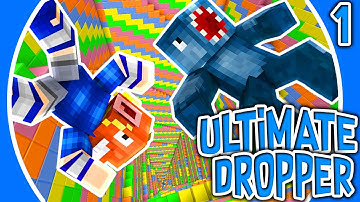 THE RAGE BEGINS!! - ULTIMATE DROPPER MINECRAFT MAP! #1