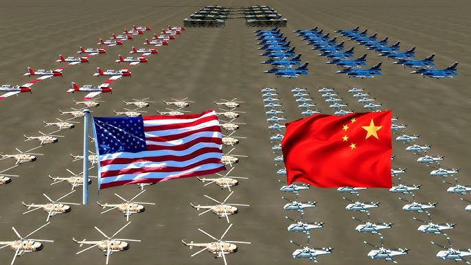 🇺🇸 USA Vs CHINA 🇨🇳 Military Power Comparison 2025