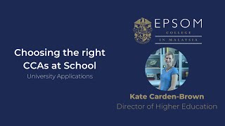 Choosing the right CCAs at School
