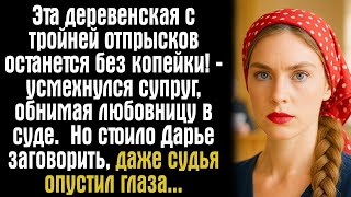 видео: Эта деревенская с тройней отпрысков останется без копейки! — усмехнулся супруг, обнимая любовницу... картинка: Эта деревенская с тройней отпрысков останется без копейки! — усмехнулся супруг, обнимая любовницу...