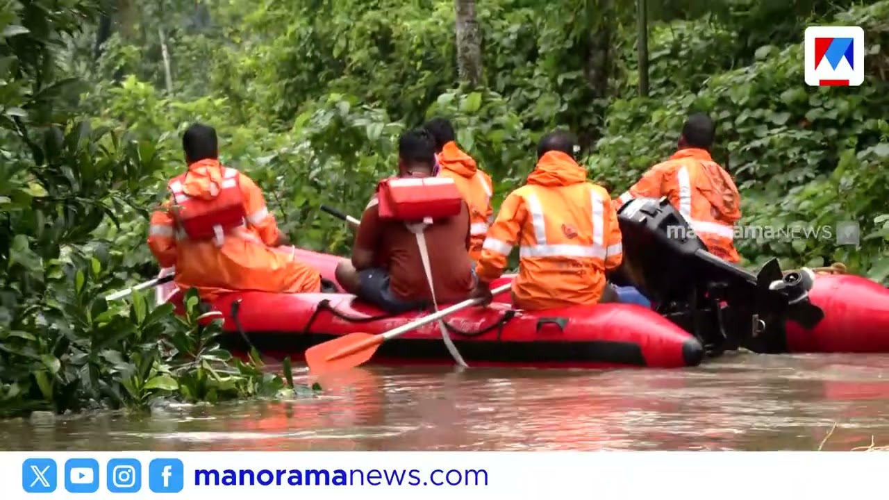 ആറന്മുളയിൽ ജലനിരപ്പ് ഉയരുന്നു; കിടപ്പുരോഗികളെ മാറ്റി അഗ്നിശമനസേന