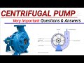 Centrifugal Pump, Question &amp; Answer #centrifugalpump