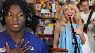 sabrina carpet's tiny desk concert was crazy...