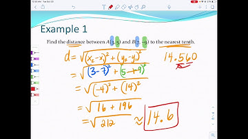 1.3 Using Midpoint and Distance Formula