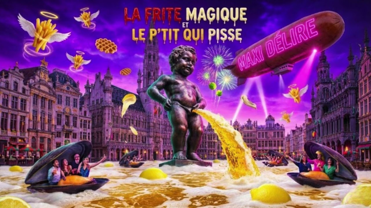 🇧🇪 LA FRITE MAGIQUE & LE P'TIT QUI PISSE (Clip Officiel) - L'Hymne de la Belgique qui s'éclate !