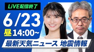 ウェザーニュースの配信のサムネイル画像
