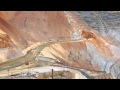 Rio Tinto Kennecott mine access road construction time lapse