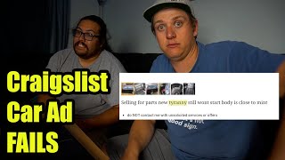 The WORST Craigslist Car Ads YOU Could Find