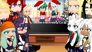 Pro Heroes React To Christmas Drama Mhabnha Gacha Clublife My Au