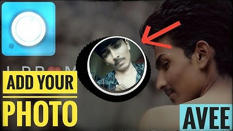 How to add your own photo in avee music player app