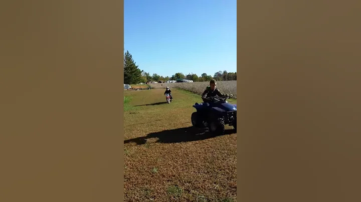 Me and little brother riding like 4 years ago