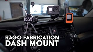 Low Profile Dash Mount for the 5th Gen 4Runner  Rago Fabrication
