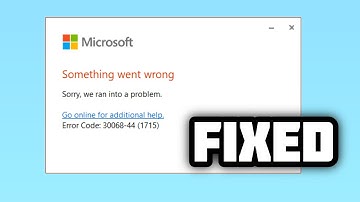 (FIXED)  Office error code 30068-44 - 2024