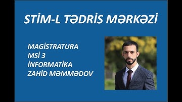 İnformatika MSİ 3 ( 05.12.2022)
