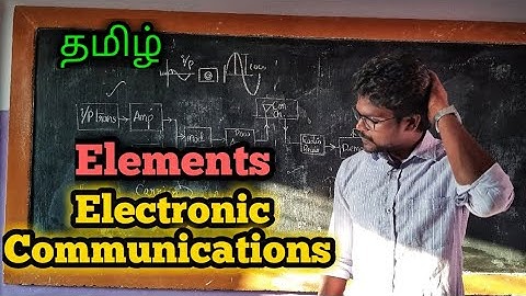 Elements|Electronic|Communication|Physics 12|Tamil|MurugaMP