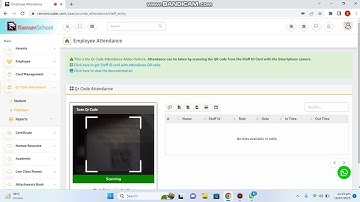 School/college management system with Qr Code attendence|School attendance system with sms