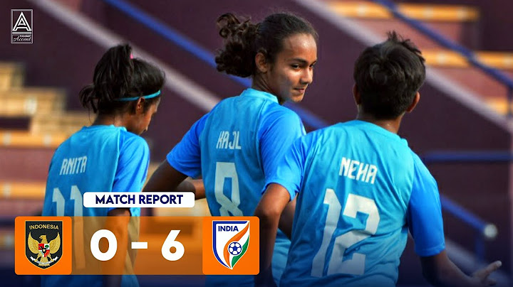Indonesia vs India || 0-6 || AFC U-20 Women's Asian Cup 2024 Qualifiers || Match Report || FA