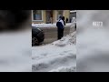 Машины разбросало по сугробам  ДТП на ул  Орловской