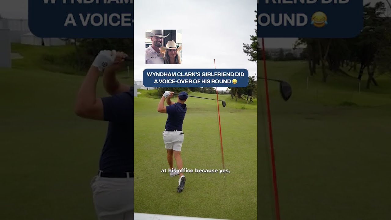 3 holes with Wyndham Clark... As told by his girlfriend Emily Tanner 😂
