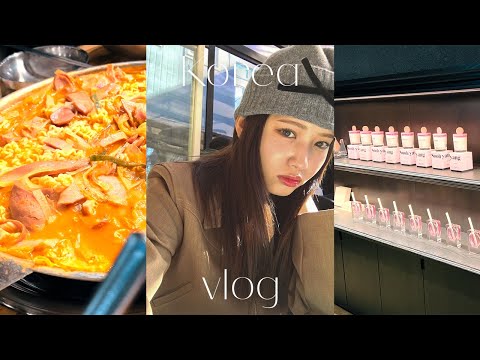 韓国Vlog２｜韓国の友達に教えてもらったおすすめの店巡ってきた🇰🇷❄️ おすすめグルメ、カフェ、ファッション💸｜｜新沙洞｜狎鴎亭ロデオ｜聖水洞｜明洞｜江南