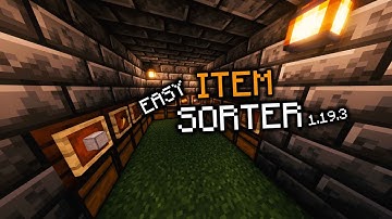 EASY Item Sorter In Minecraft! 1.19.3 Fully Automatic!!!