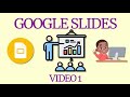 Intro to Google Slides 1