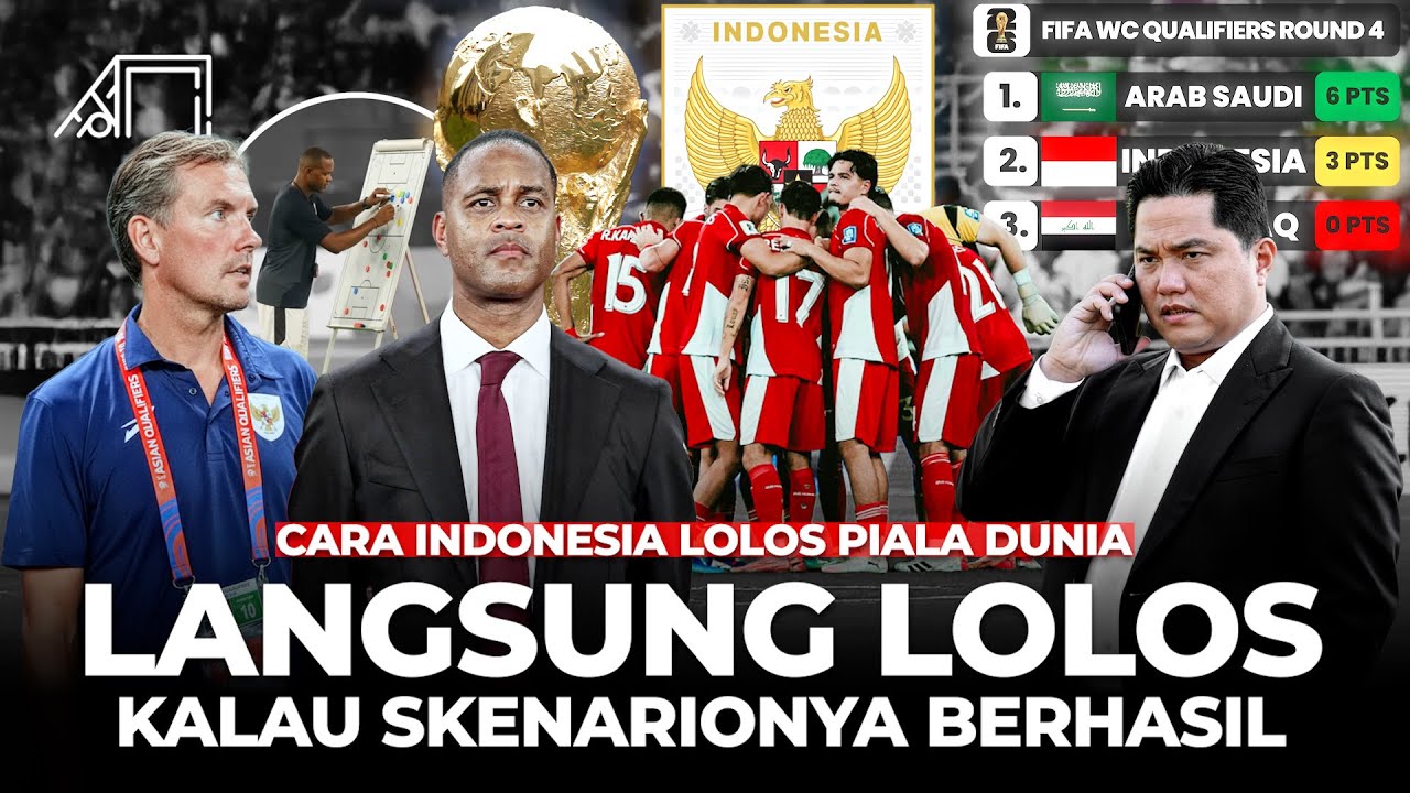 Harapan Masih Terbuka Asal Ubah Taktik Kalahkan Irak Lolos Ronde 5! Cara Indonesia Lolos Piala Dunia