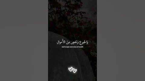 ولنبلونكم بشيء من الخوف و الجوع|اسلام صبحي #تلاوة_هادئة