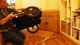 Burley Flatbed Bike Trailer - From box to build to bike to Ally Canoe transport and portage trolley.