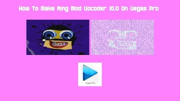 How To Make Ring Mod Vocoder 10.0 On Vegas Pro (New Effect)