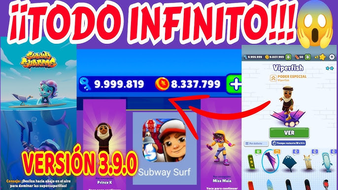 🔥SAIU! SUBWAY SURFERS SEM PULO INFINITO APK MOD V 3.9.0 NOVA  ATUALIZAÇÃO😍❤📥 