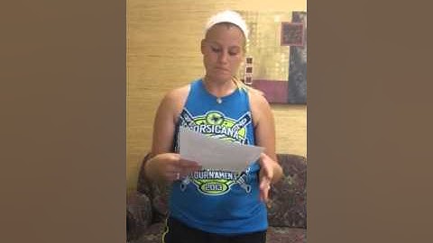 Self-introduction speech