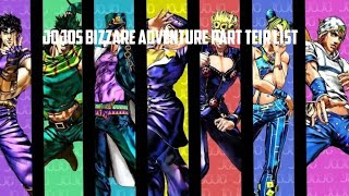 making a jojos bizzare adventure part tier list