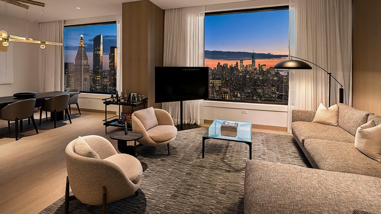 ⁣INSIDE a SKY HIGH RITZ PENTHOUSE w NYC VIEWS w RYAN SERHANT | 25 W 28th St 41D | SERHANT. Signature