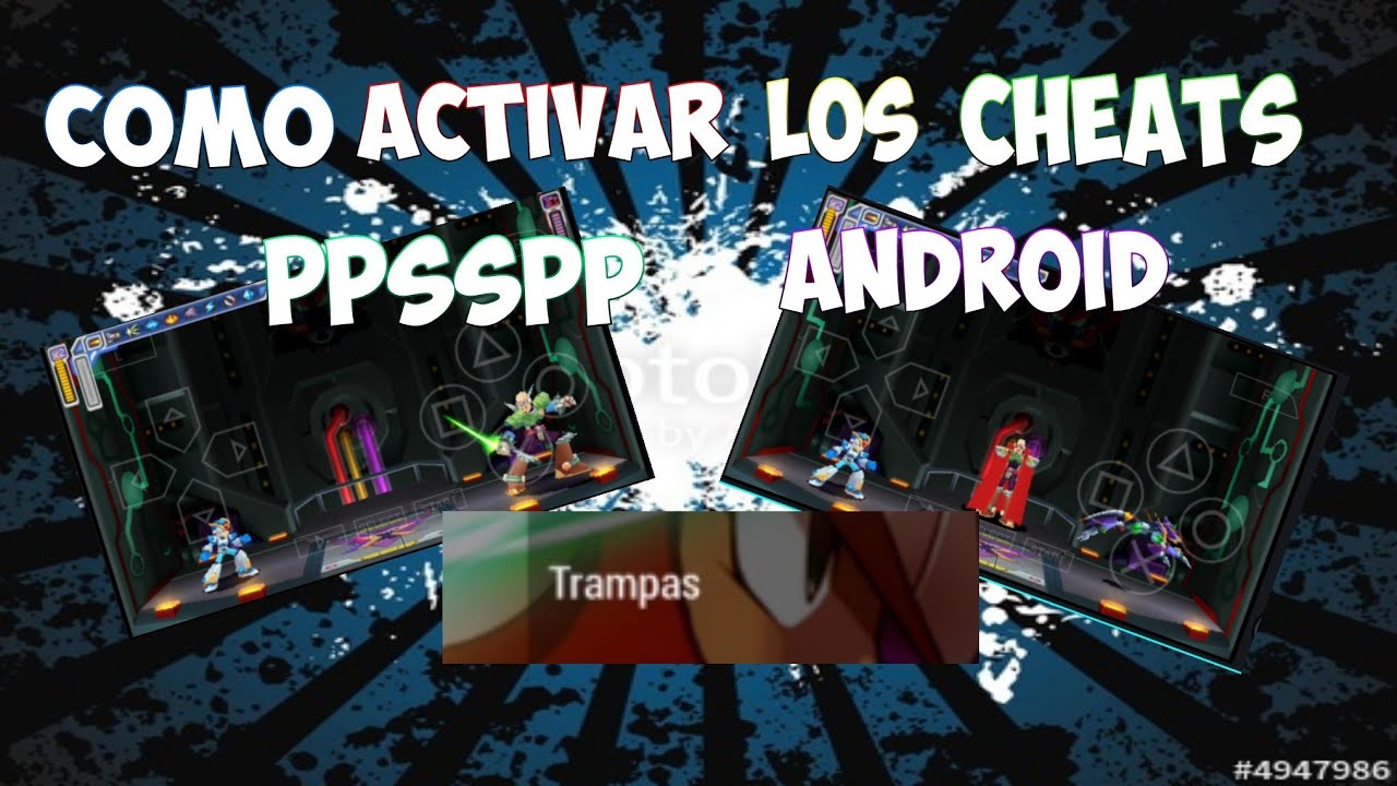 TUTORIAL COMO ACTIVAR LOS CHEATS EN PPSSPP EN ANDROID YouTube