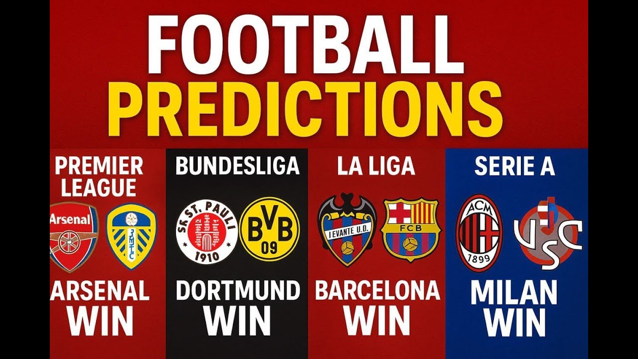 የኳስ  Prediction , Foot Ball Match prediction week 2 