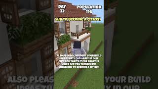 DAY 32 | new mansion! | #minecraft #minecraftcity #minecraftbuilding