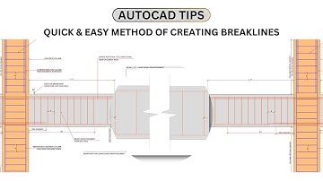 CREATING BREAKLINES IN AUTOCAD QUICK AND EASY