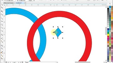 How to design a two circles in corel draw[ar_designs]