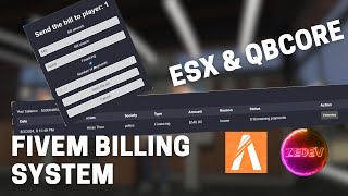 ZEBILLING | FIVEM BILLING SYSTEM ESX & QBCORE