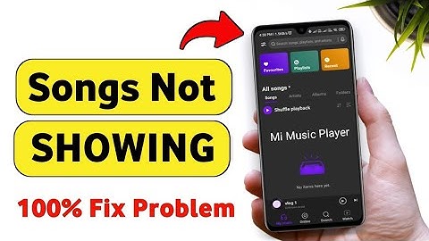 😭 Mi Music Player All Songs Not Showing || Mi Music Player || mi music player settings