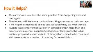 The Next Generation Researchers Teen Court