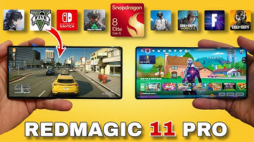 REDMAGIC 11 PRO Gaming Test -  Switch Emulator, Game Hub GTA V, PUBG, Fortnite,  Delta Force