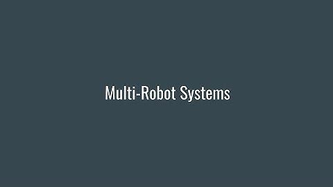 Multi-Robot Systems