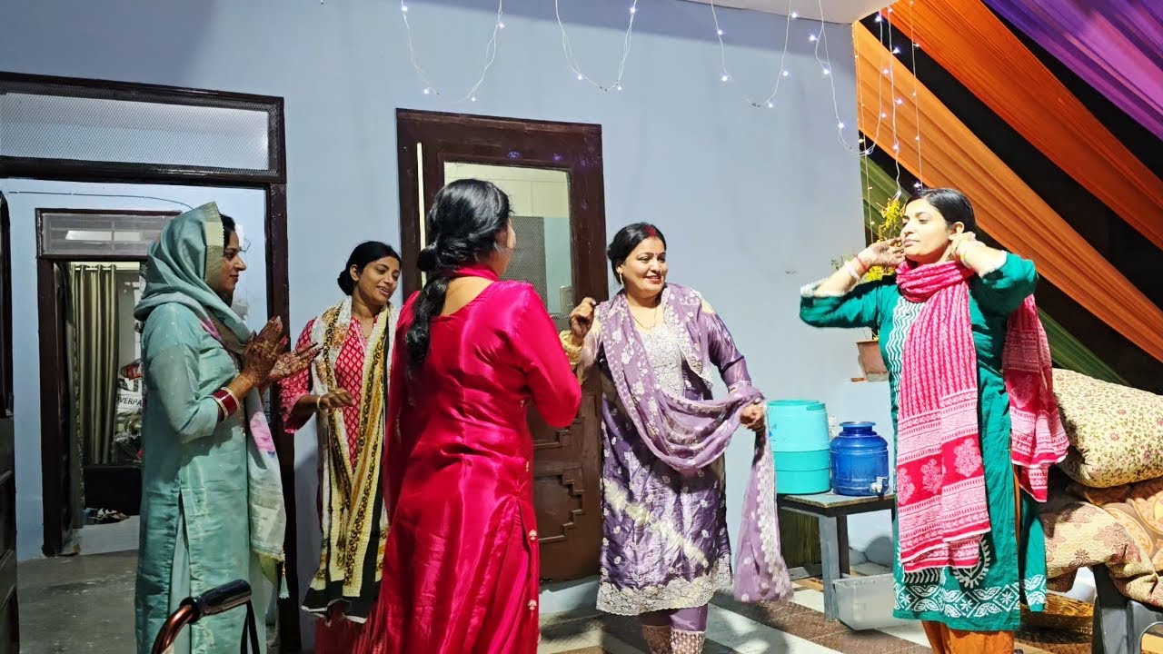 दुल्हन ने की डांस की रसम सबने की फूल मस्ती 💚🌹BHAI KI SHAADI || Guddu and Ishu Show