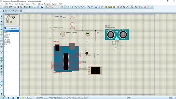 Proteus 8 & Arduino : Sensor Ultrasonic