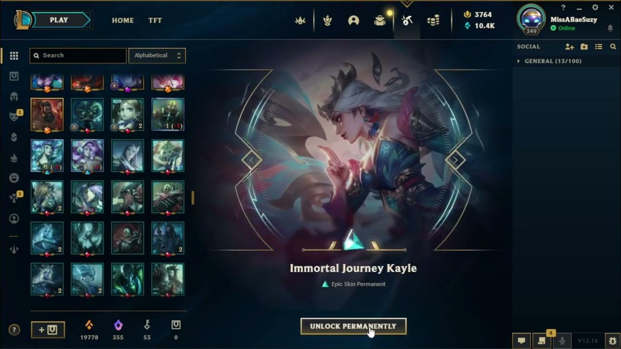 [LOL] When can I get Dark Cosmic Erasure Jhin skin? Immortal Journey