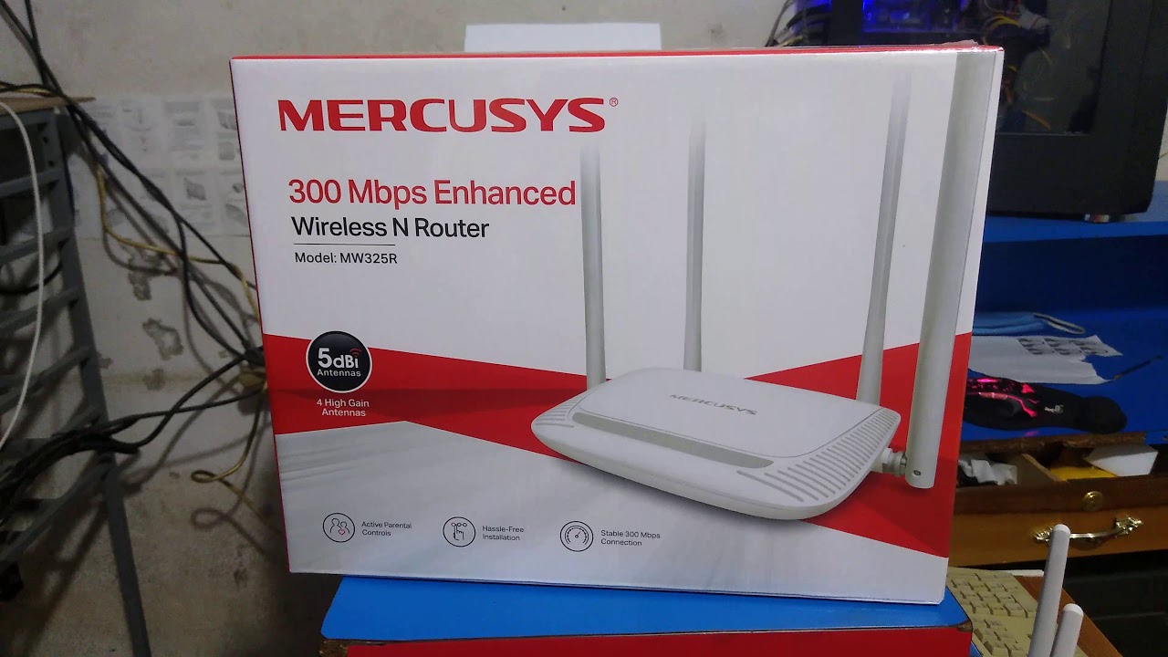 Router Mercusys MW325R YouTube