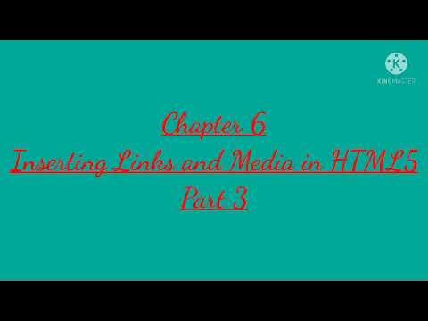 Class 8 Chapter 6 Inserting Links and Media in HTML5 Part 3 - YouTube